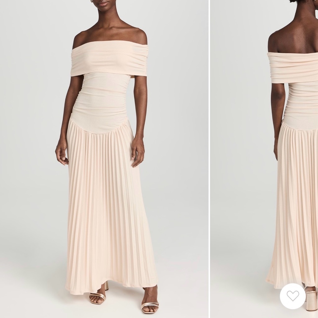 Lioness Sleeveless Cowl Neck Maxi Dress In Light Beige